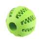 Dog Toy Ball Nontoxic Bite Resistant Interactive Toy Ball for Pet Puppy Food Feeder Chew Tooth Cleaning Durable Small Dogs Toys