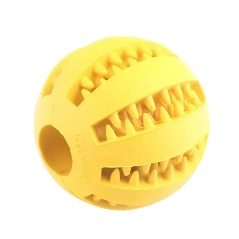 Dog Toy Ball Nontoxic Bite Resistant Interactive Toy Ball for Pet Puppy Food Feeder Chew Tooth Cleaning Durable Small Dogs Toys