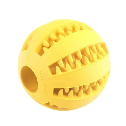 Dog Toy Ball Nontoxic Bite Resistant Interactive Toy Ball for Pet Puppy Food Feeder Chew Tooth Cleaning Durable Small Dogs Toys
