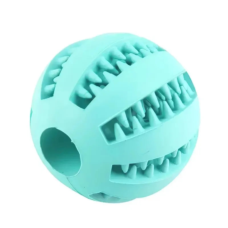 Dog Toy Ball Nontoxic Bite Resistant Interactive Toy Ball for Pet Puppy Food Feeder Chew Tooth Cleaning Durable Small Dogs Toys