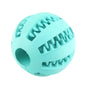 Dog Toy Ball Nontoxic Bite Resistant Interactive Toy Ball for Pet Puppy Food Feeder Chew Tooth Cleaning Durable Small Dogs Toys